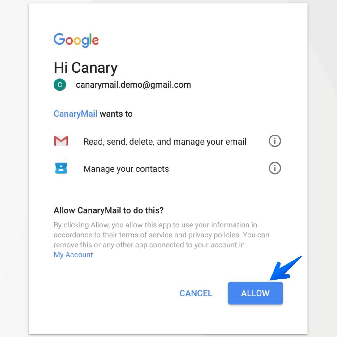 How To Setup Gmail Account On Macos Help Canary Mail