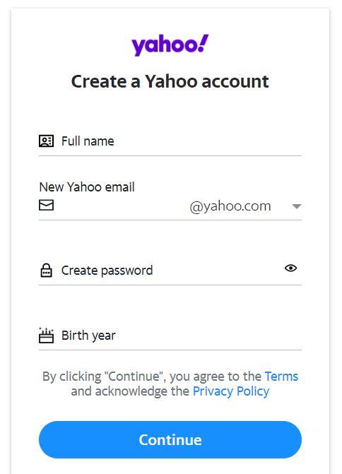 How to Create a New Yahoo Email Account