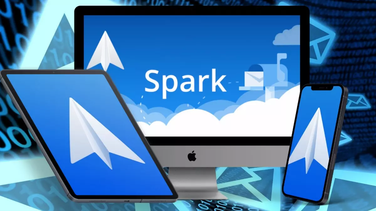 spark logo display on various devices