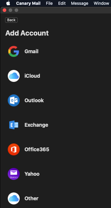 yahoo for canary