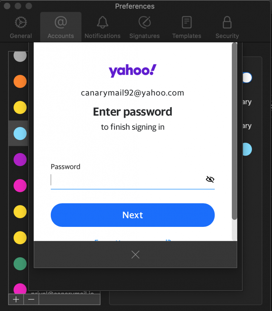 yahoo login email