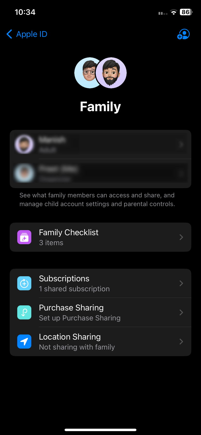 Share with your family - Apple Support