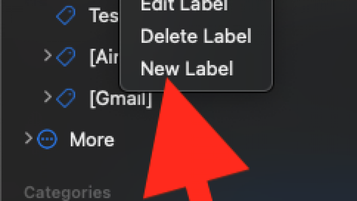 How to remove a folder Label 